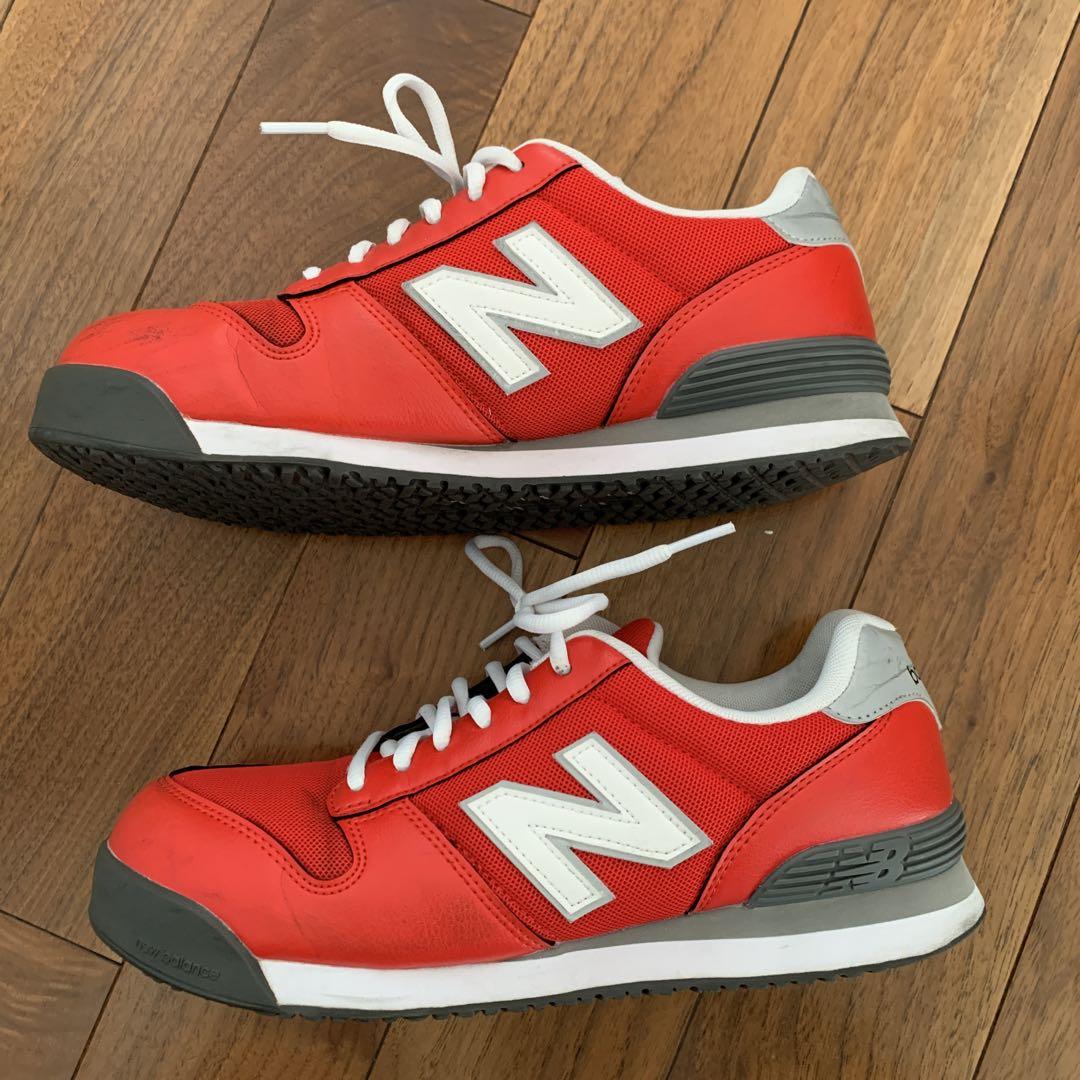New Balance 赤 スニーカー 安全靴