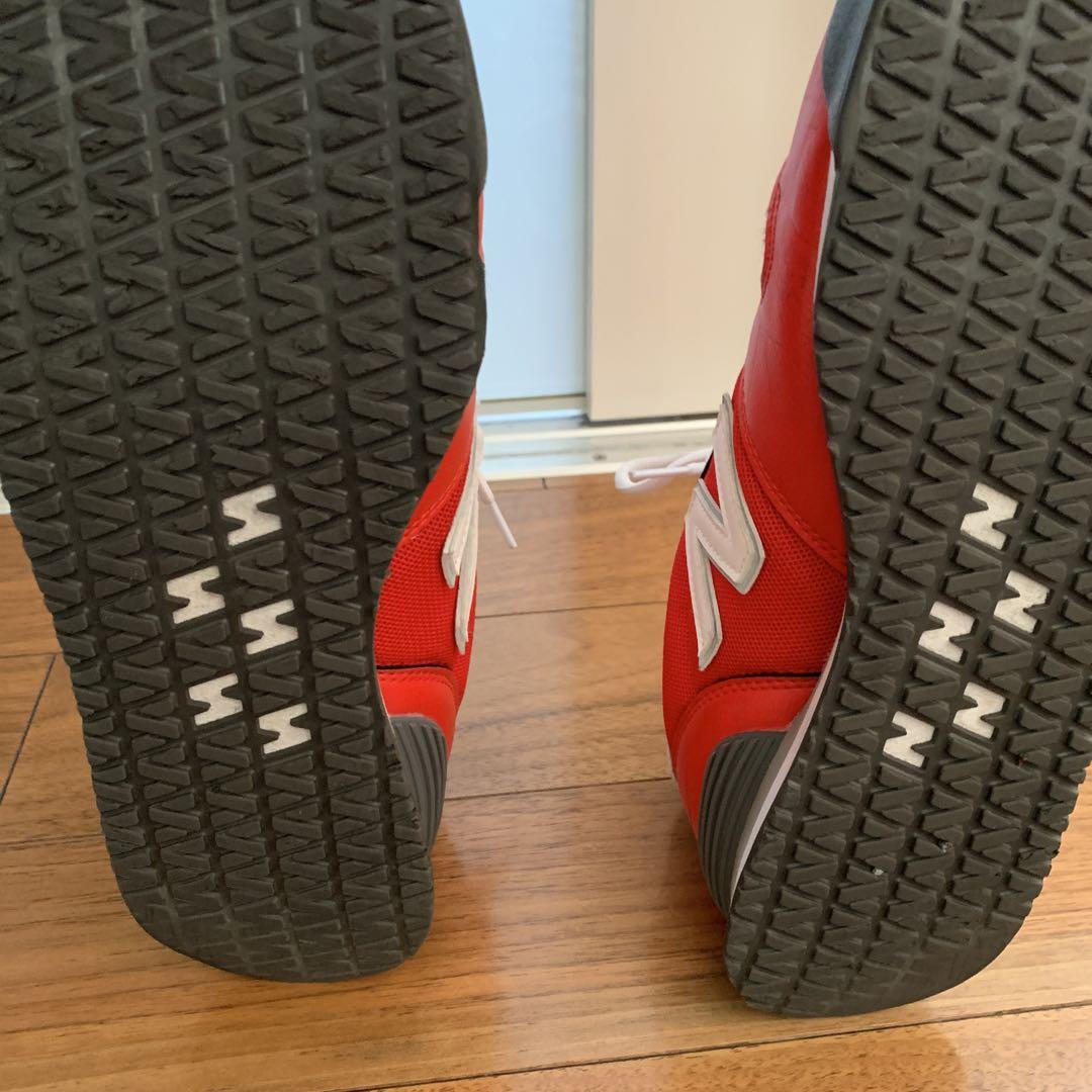 New Balance 赤 スニーカー 安全靴