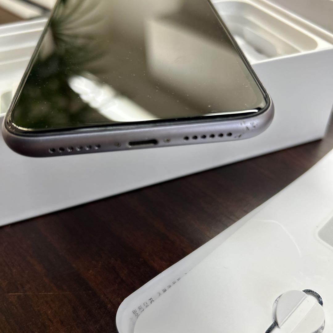 Apple iPhone 11 パープル 付属品付き