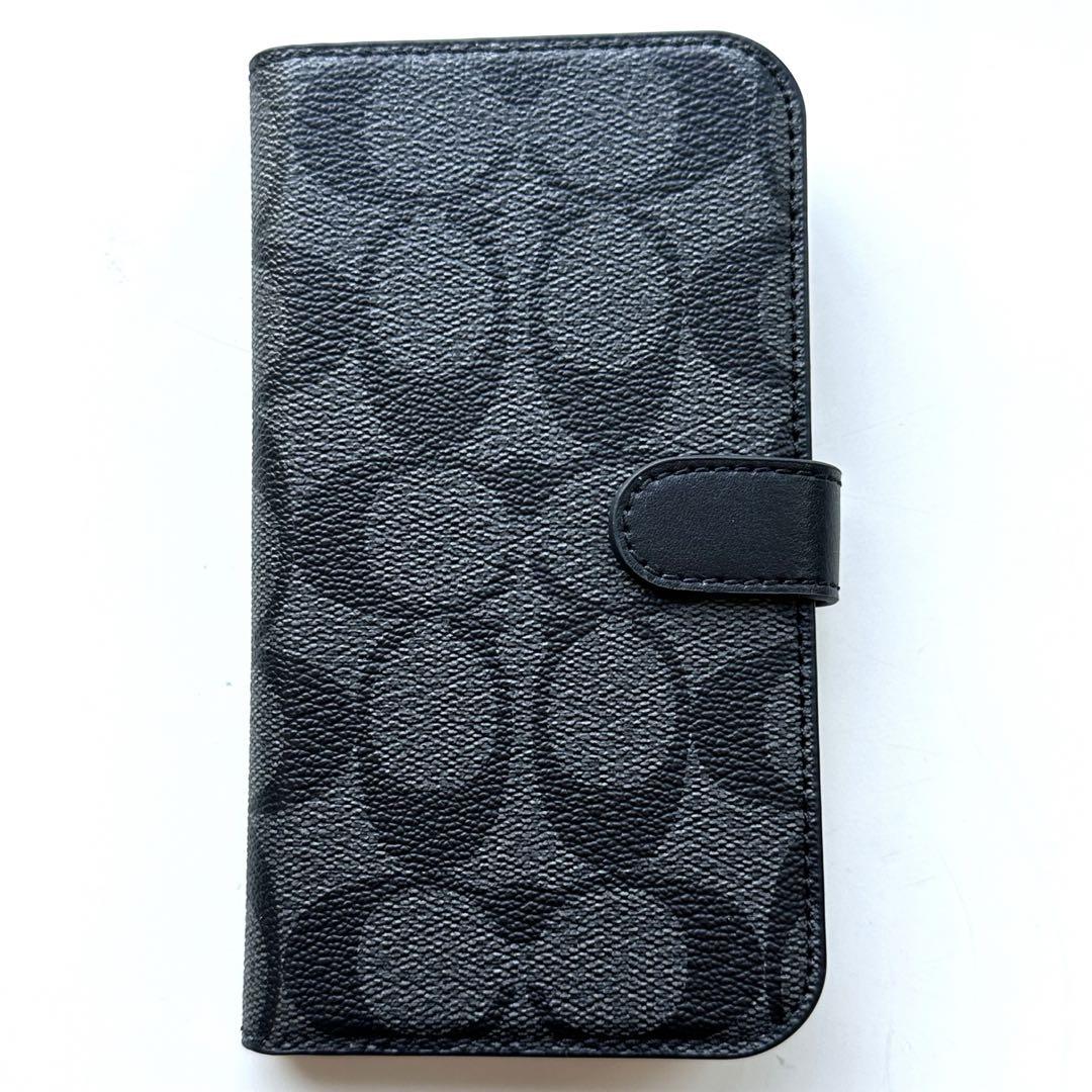【新品未使用】COACH　iPhone12&12Pro　折りたたみケース　手帳型