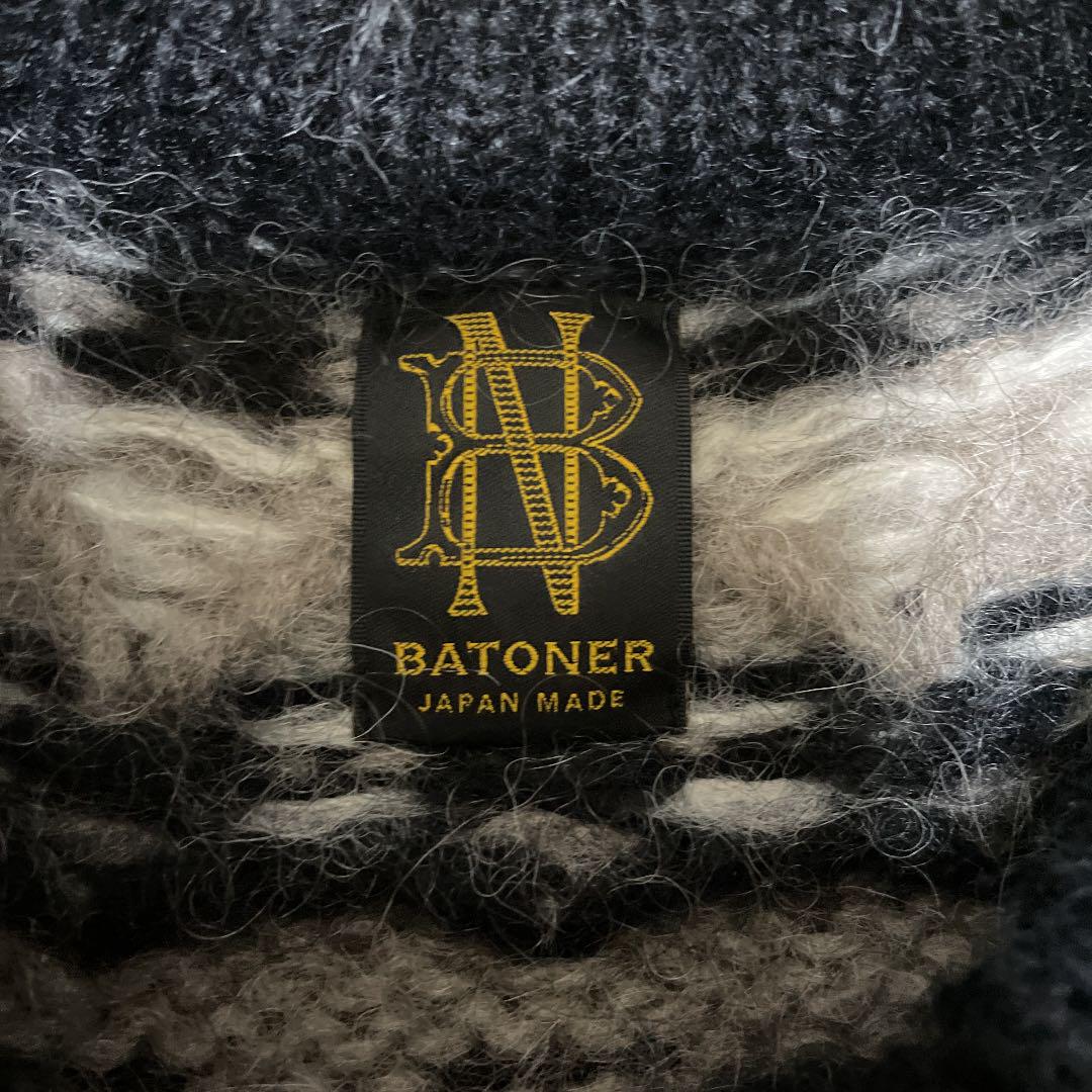 ブラック batoner unused auralee comoli シオタ galFx-m99910953325 モヘアニット くらい