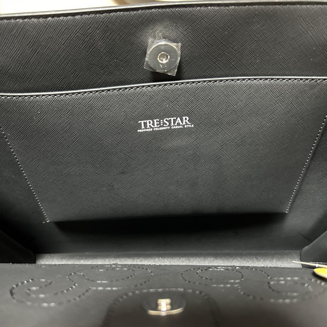 TRE☆STAR SQUARE TOTE CRAZY NUMBER BLACK