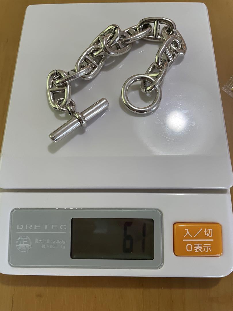 大人気　シルバー925 ブレスレット　アンカーチェーン　19cm