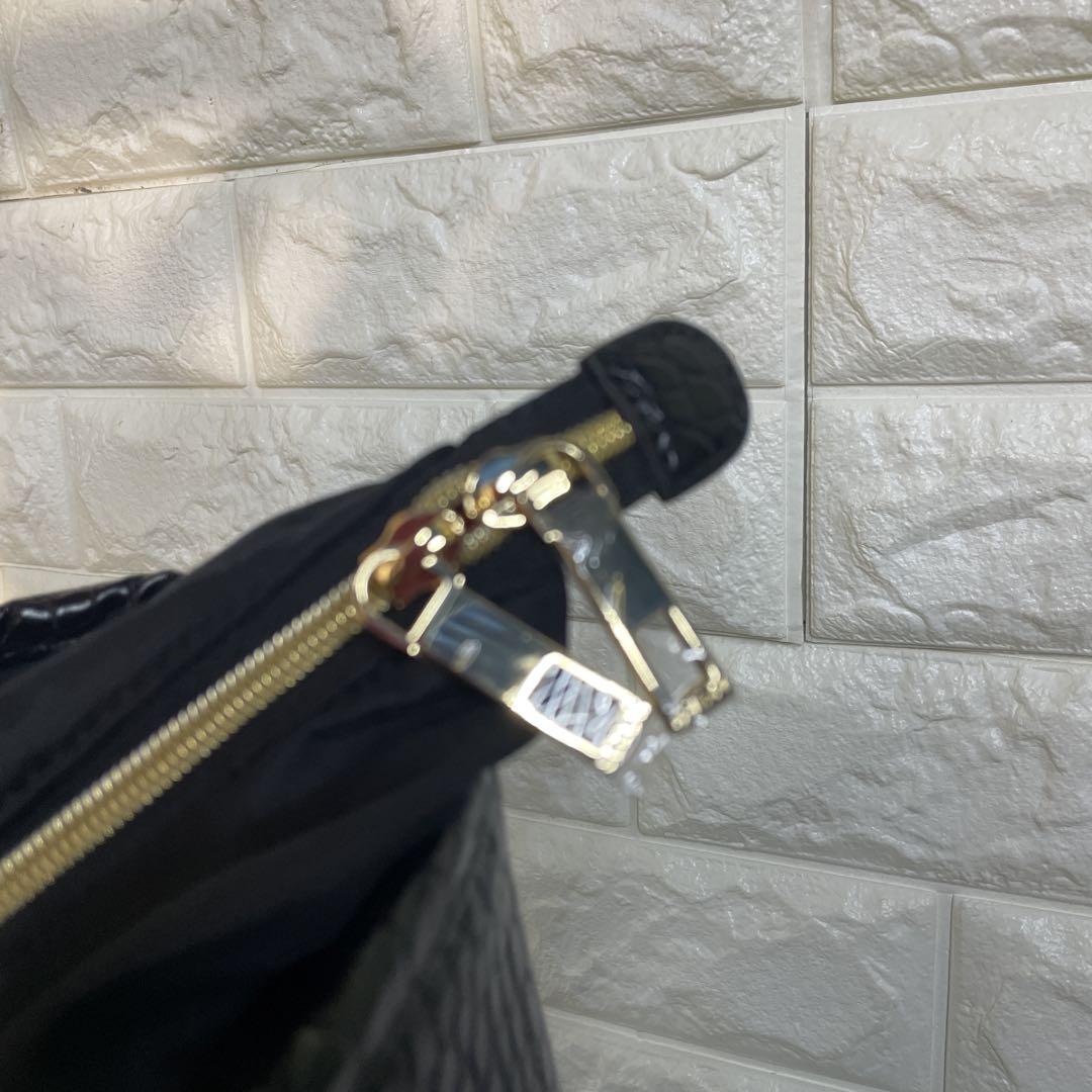 未使用　swany スワニー　キャリーバッグカート　クロコ型押し2wayバッグ