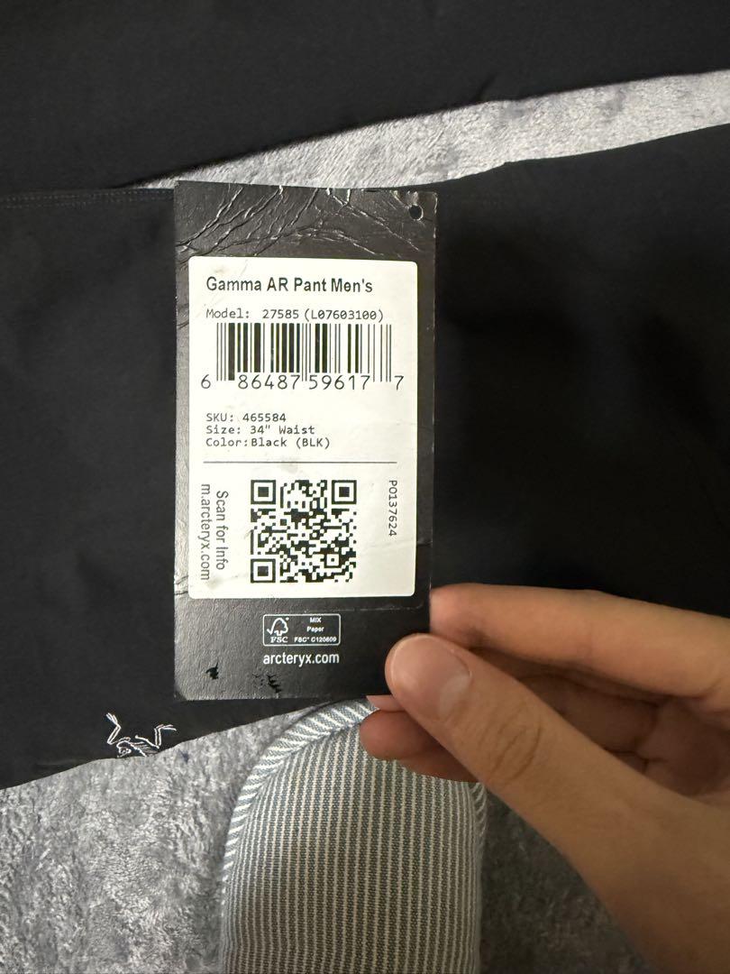 【大人気モデル 2023】ARC'TERYX Gamma AR Pant 34