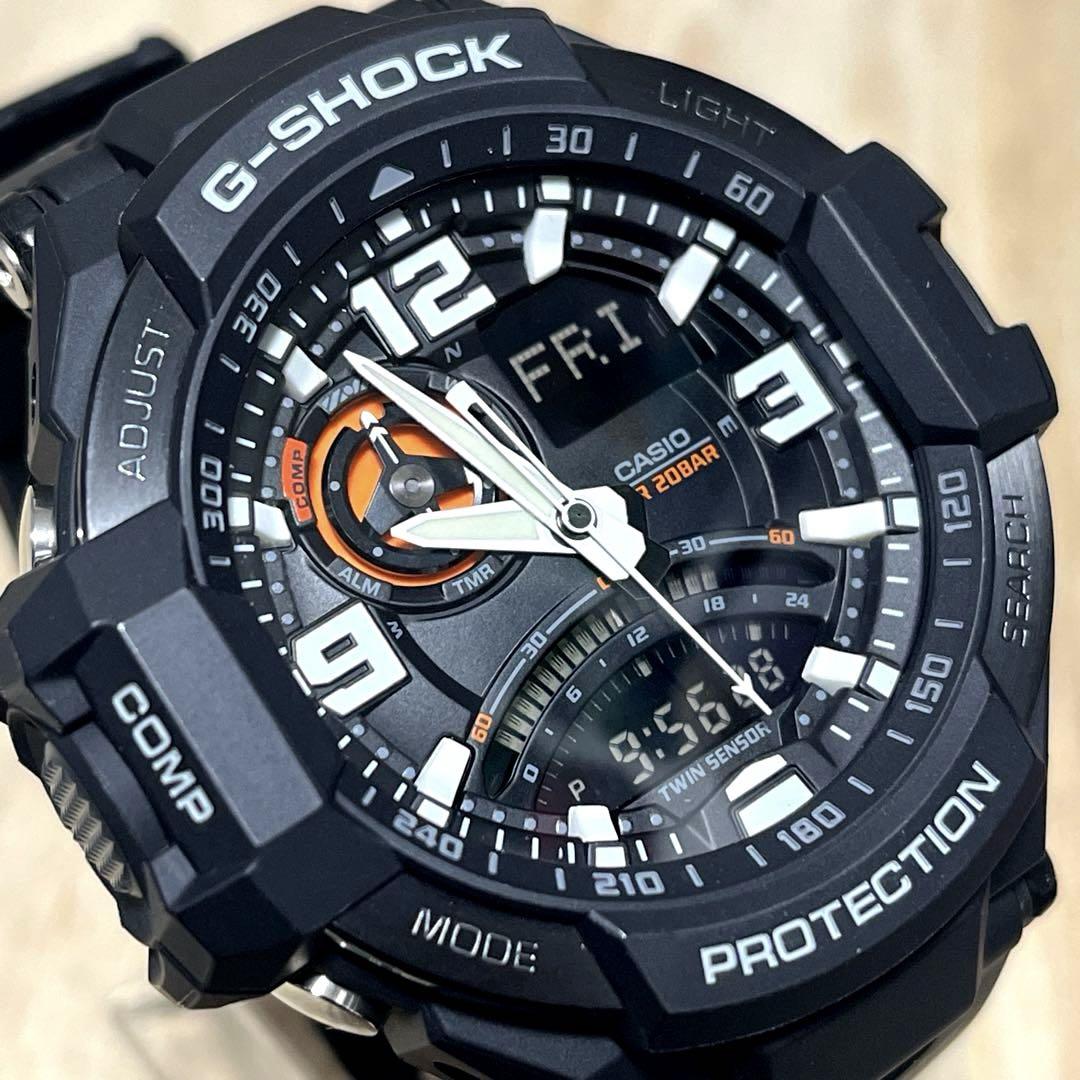 【未使用極美品】G-SHOCK スカイコクピット　GA-1000 アナデジ