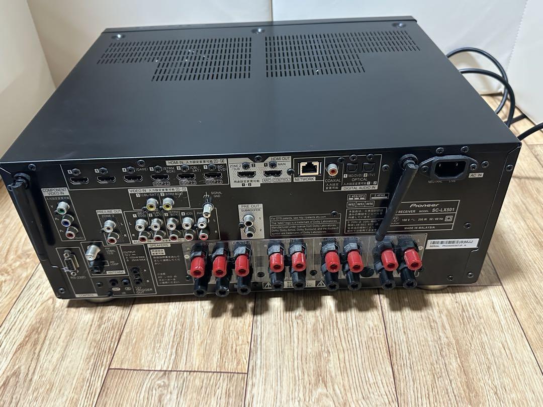 Pioneer AVレシーバー SC-LX501(B) アンプ