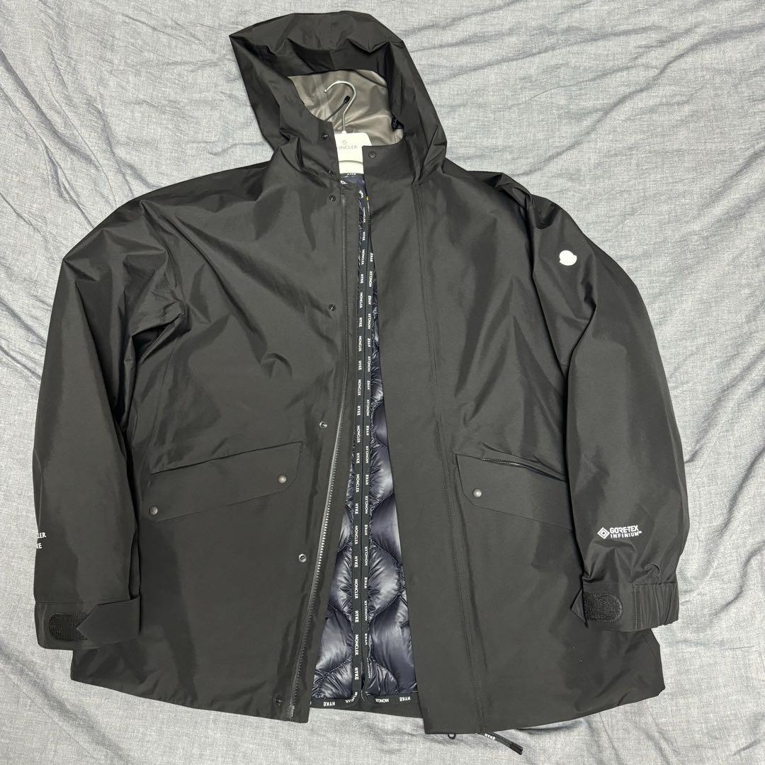 hyke moncler gore down jacket 3 ハイク ブラック 画像1