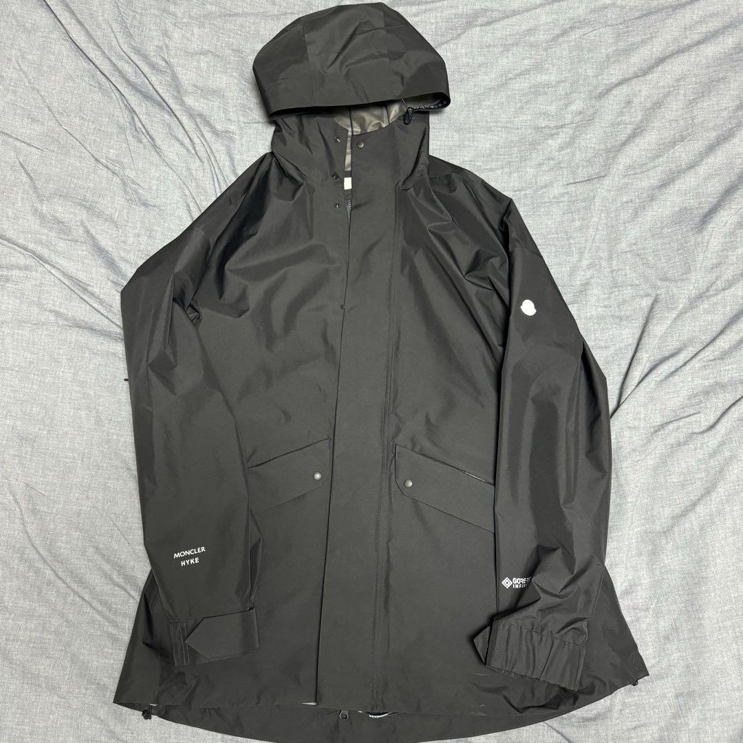 hyke moncler gore down jacket 3 ハイク ブラック 画像2