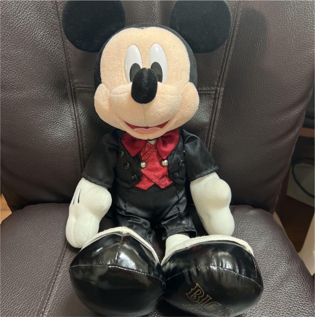 ミッキー ぬいぐるみ ディズニーシー BBB ビッグバンビート 白タキ