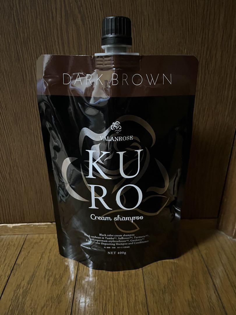VALANROSE KURO クリームシャンプー　ダークブラウン 400g