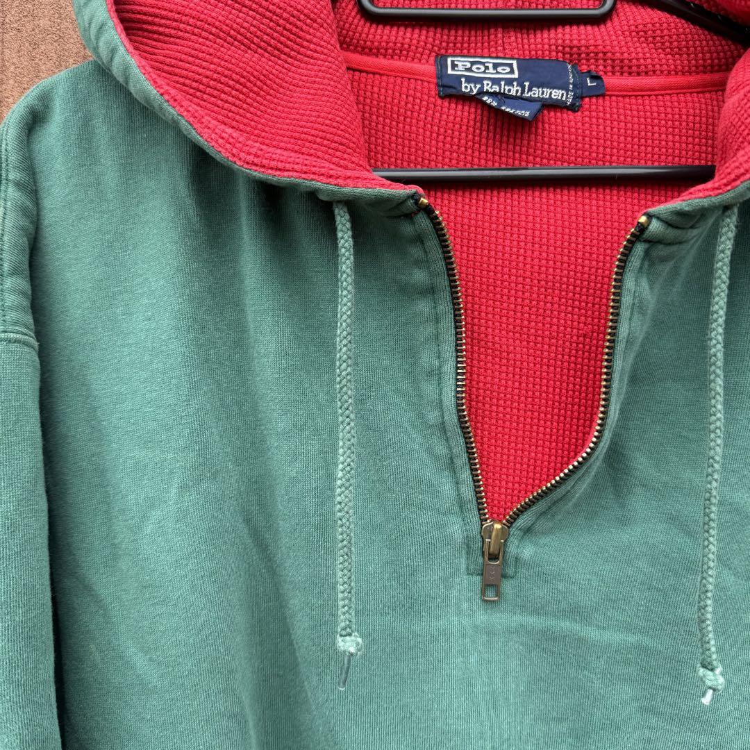 Polo by Ralph Lauren ハーフジップパーカー Lサイズ - メルカリ