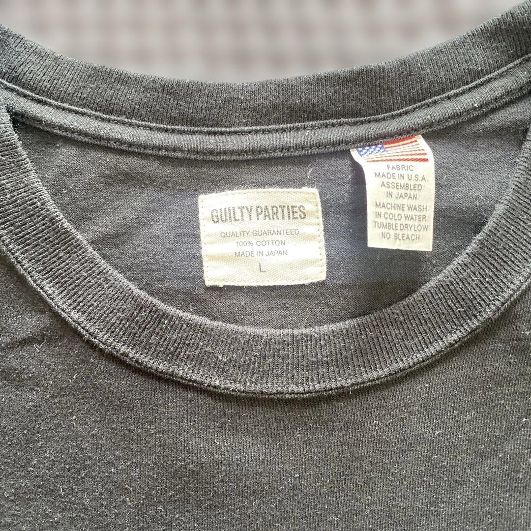 ワコマリア アメリカ製 ボディTシャツ Lサイズ ワンポケット 天国東京ロゴ