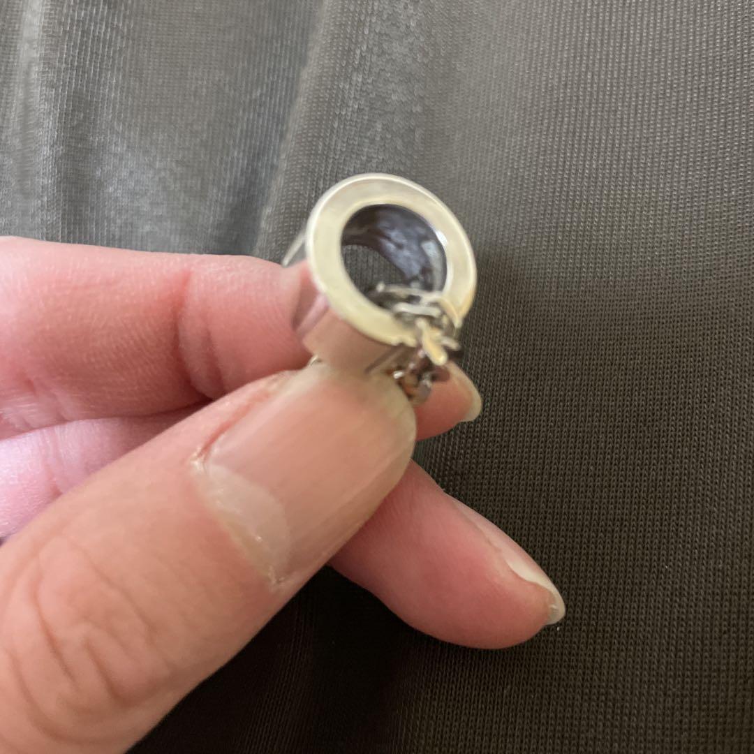 GUCCI グッチカットアウトGリングシルバーネックレス Ag925