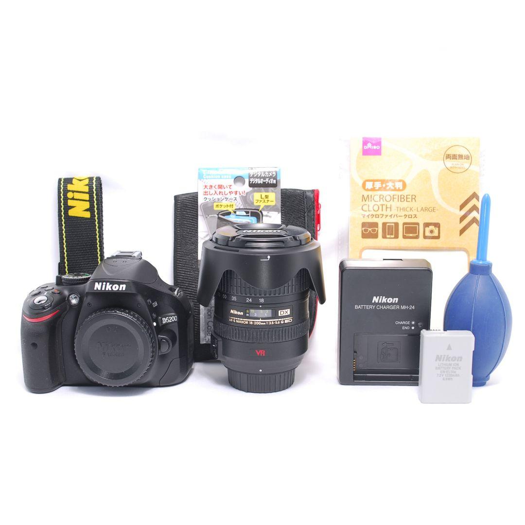 ❤即購入1000円OFF❤Nikon D5200 広角＆中望遠レンズ 一本でOK