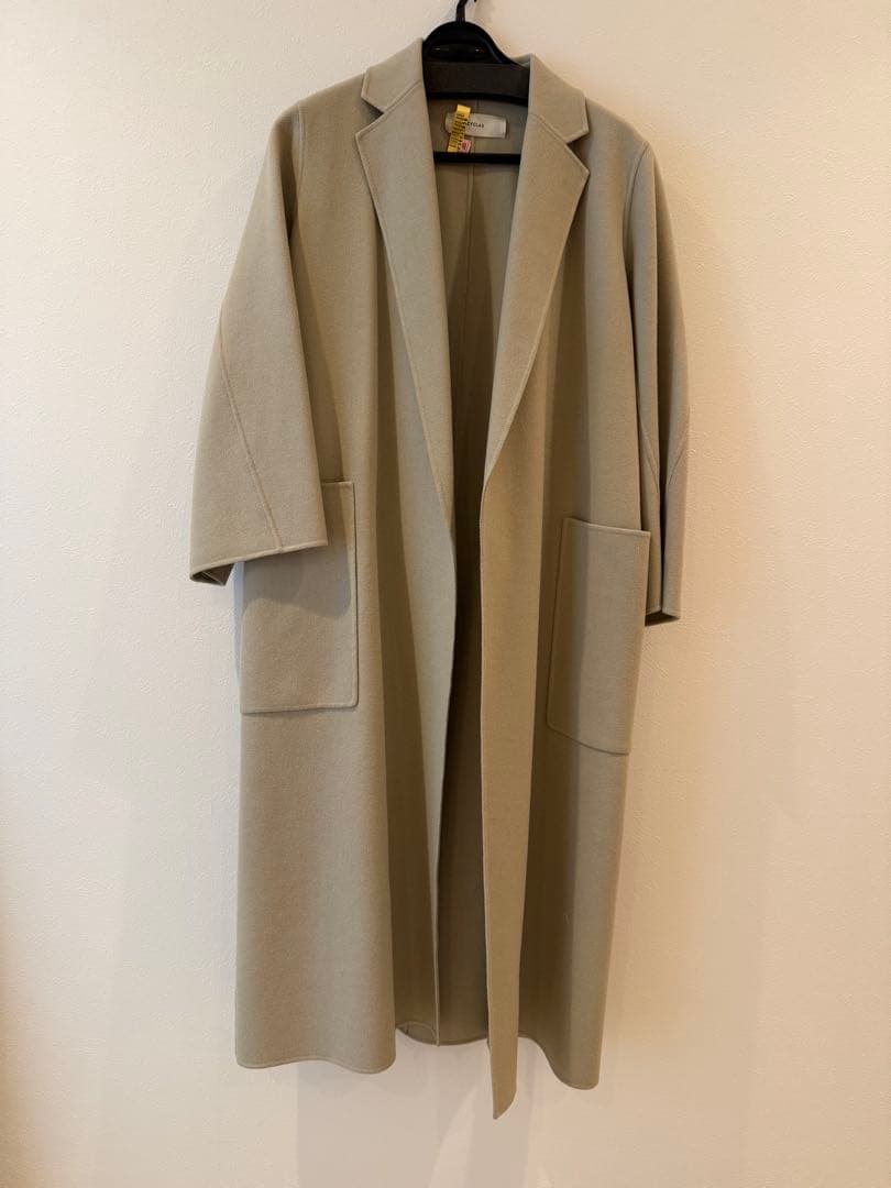 CYCLAS シクラス 34 ロングコート ファーベルト付き CYCLAS シクラス 34 ロングコート ファーベルト付き