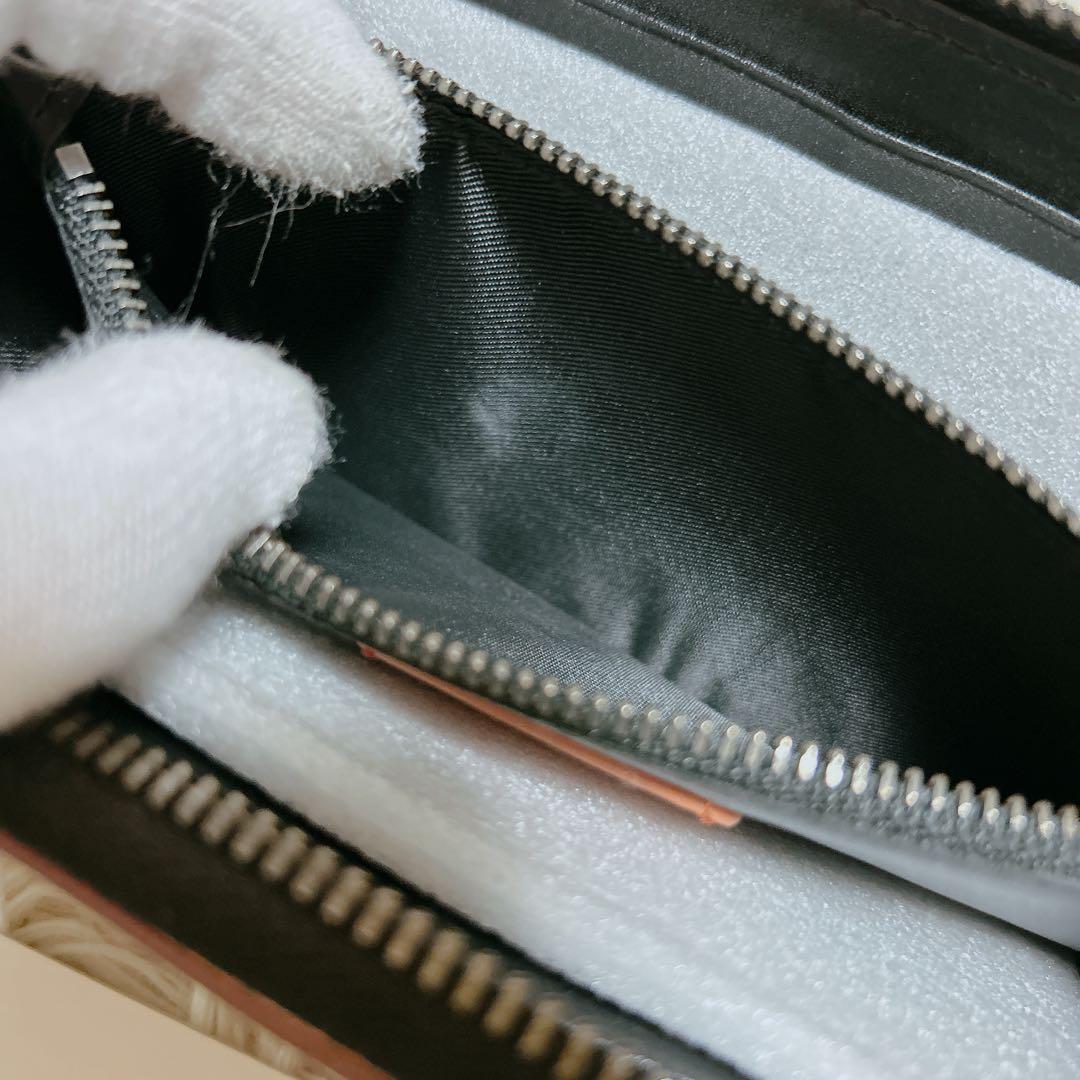 【未使用】COACH コーチ ブラック 黒 長財布 ディズニー パッチワーク