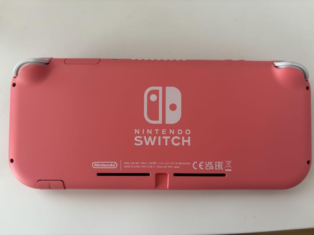 Nintendo Switch Lite ピンク 本体 ACアダプター付き - メルカリ