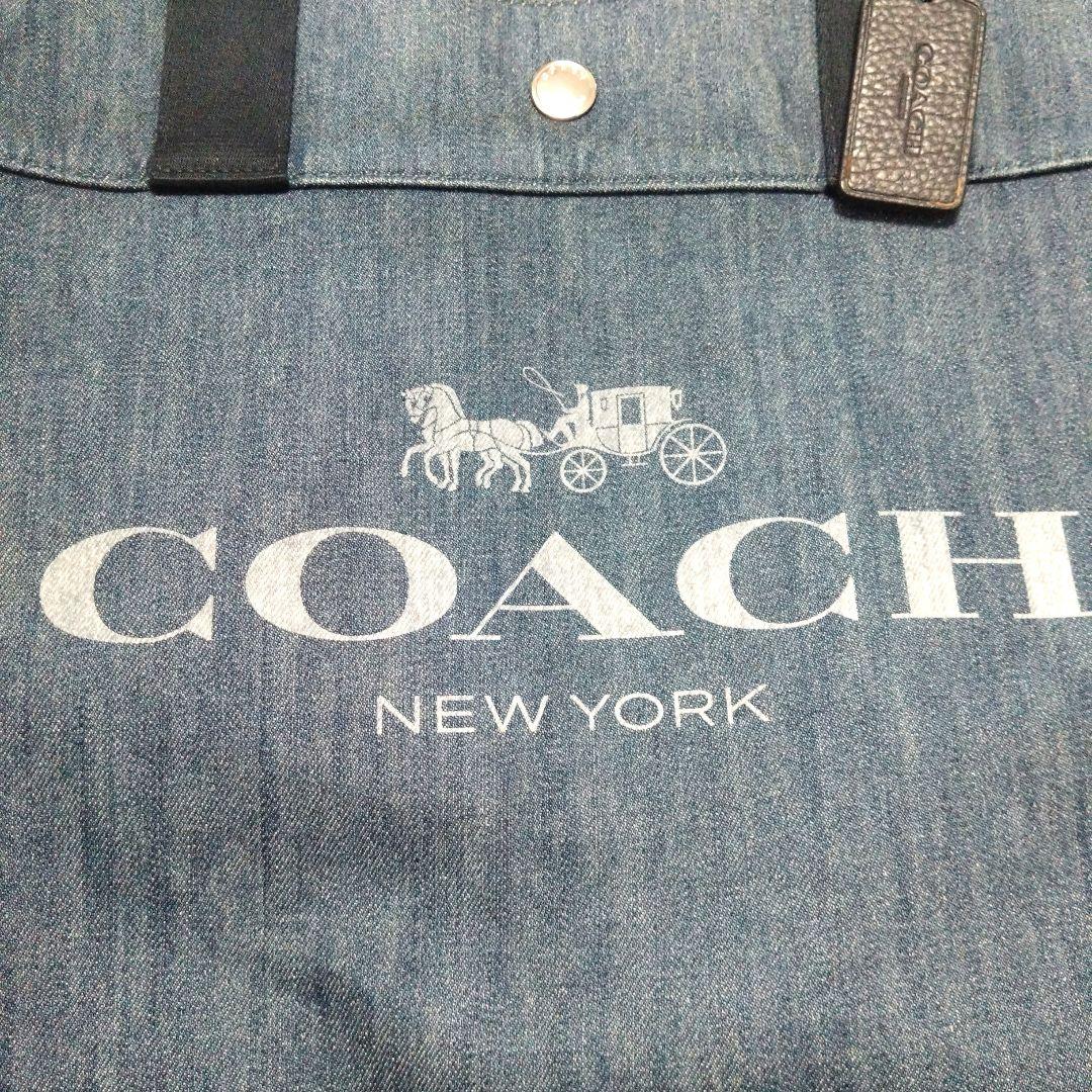 COACH デニム トートバッグ