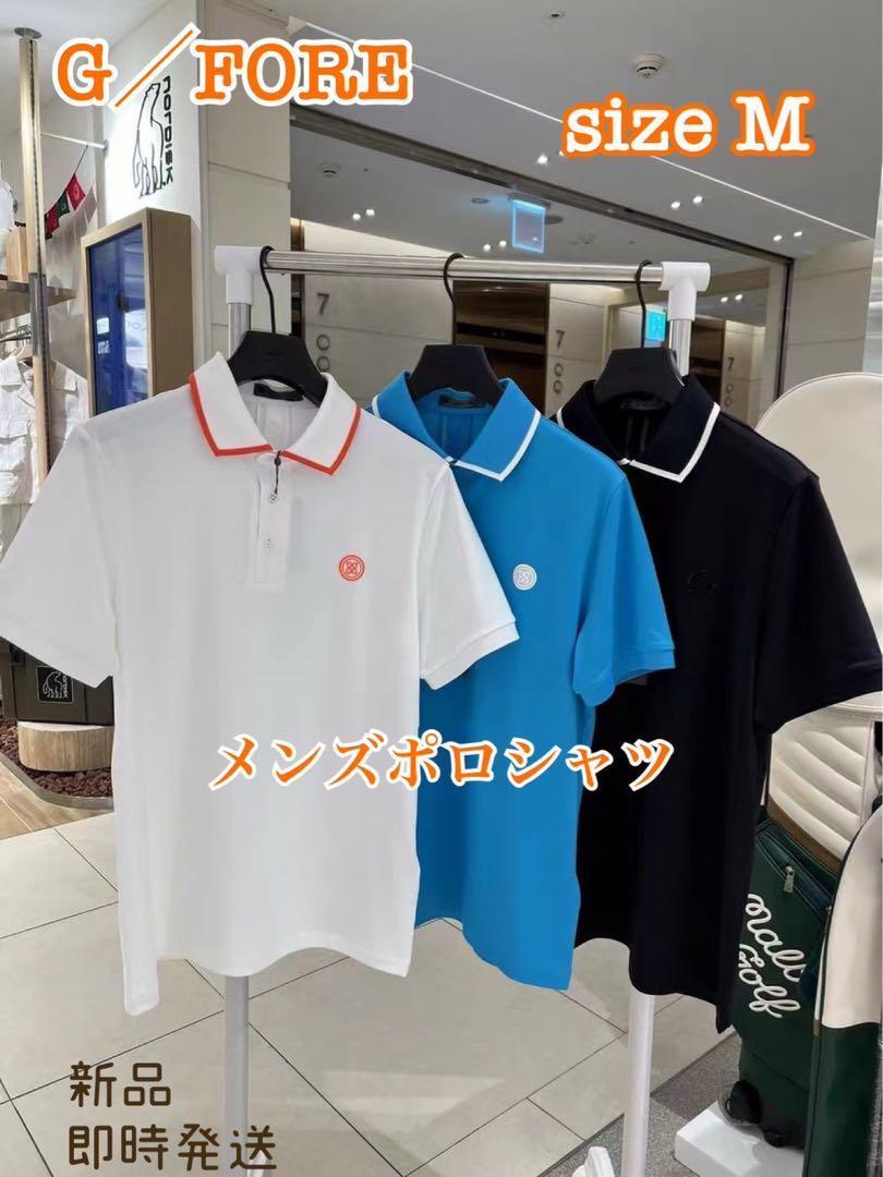 【即発送】ゴルフ メンズ ジーフォア ポロシャツ 半袖 シャツ（Mサイズ） Amazon | [AZMINI] ジーフォア G/FORE ゴルフウェア ポロシャツ
