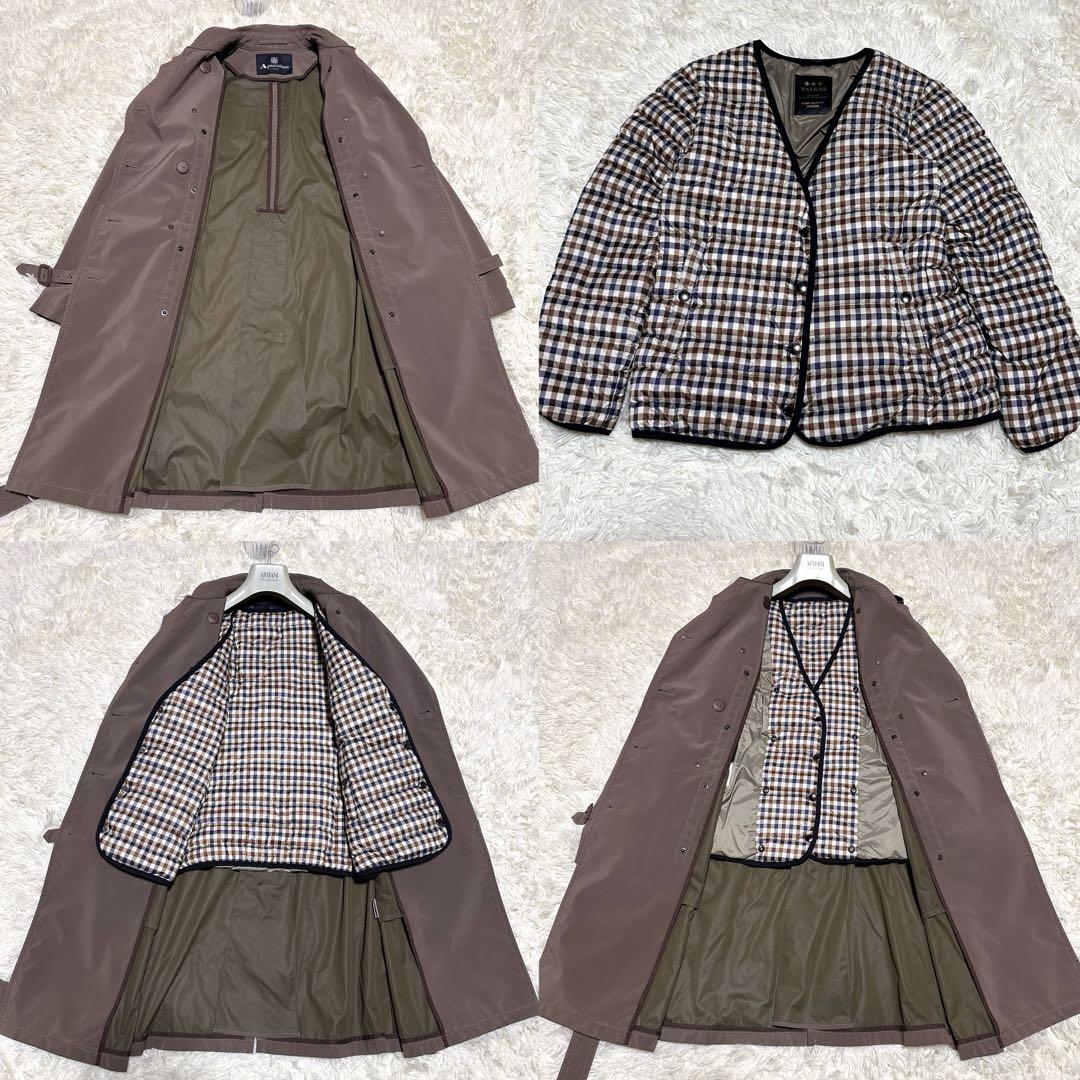 美品✨ アクアスキュータム×タトラス 3way トレンチコート インナーダウン