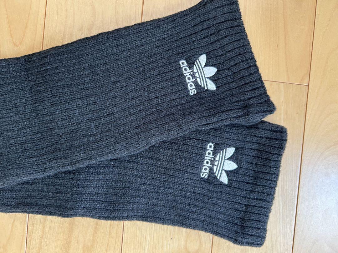 adidas レッグウォーマー ブラック - レッグウェアブランド 品 通販