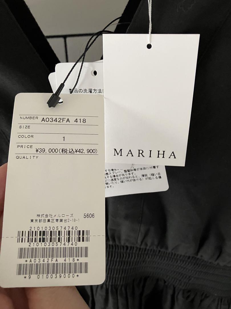 新品未使用 MARIHA ブラック 黒 ワンピース レース 夏の光 36 マリハ