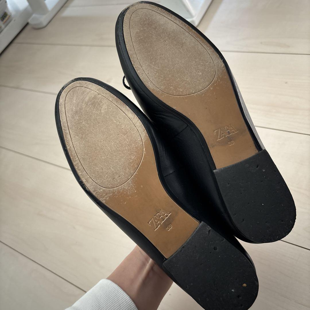 ZARA フラットシューズ 36 - メルカリ