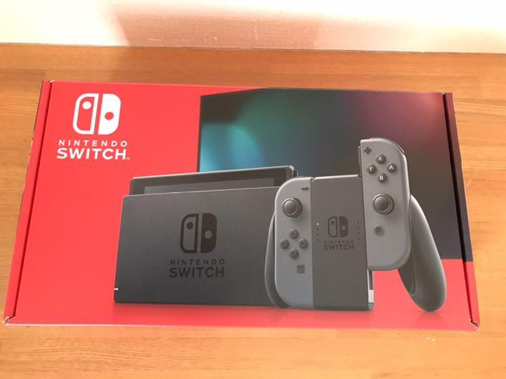 新入荷 【美品】Nintendo Switch グレー 本体 - 家庭用ゲーム本体