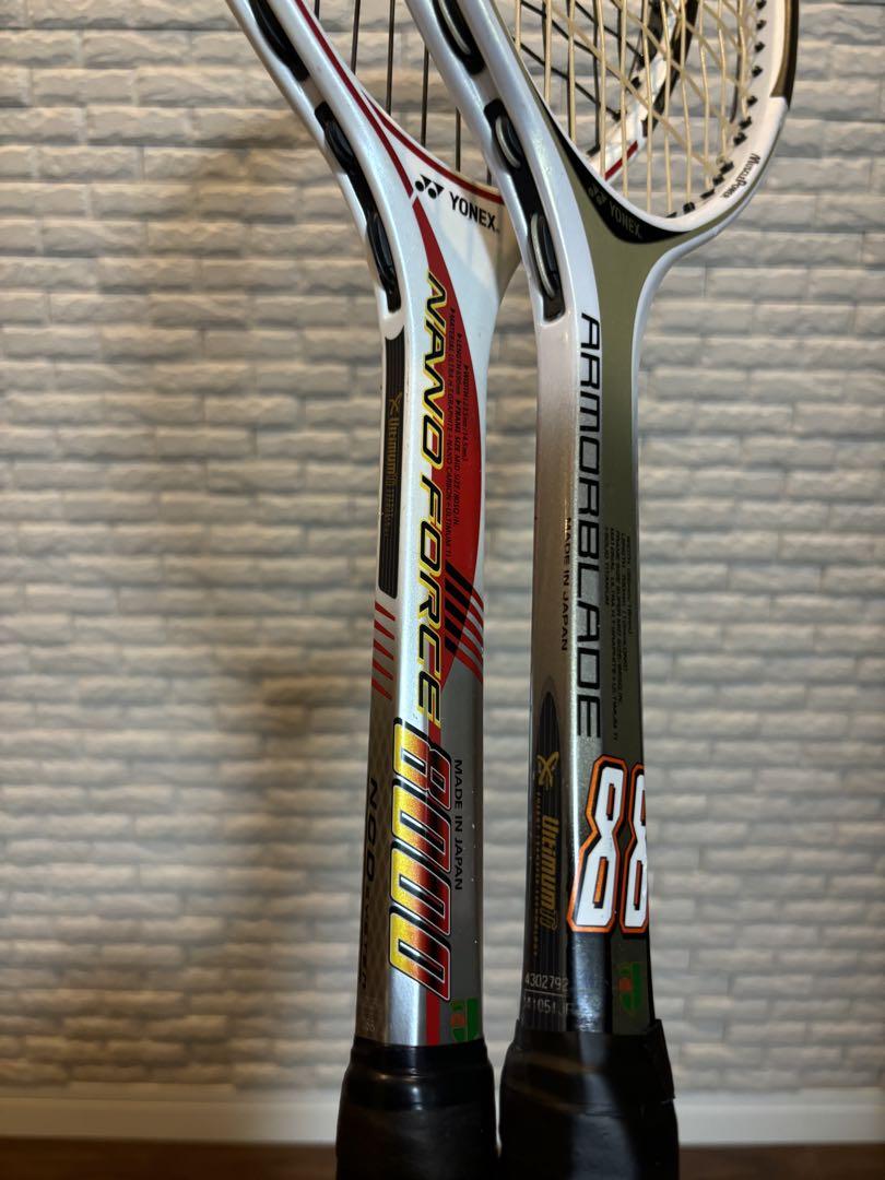 ARMORBLADE88 ソフトテニスラケット 新品 送料無料】 YONEX ARMORBLADE88他軟式テニスラケット2本セット