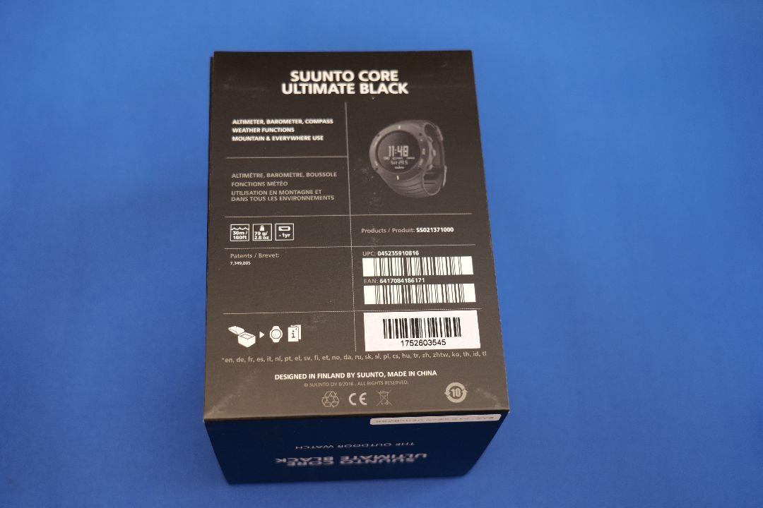 新品 SUUNTO CORE ULTIMATE BLACK 絶版
