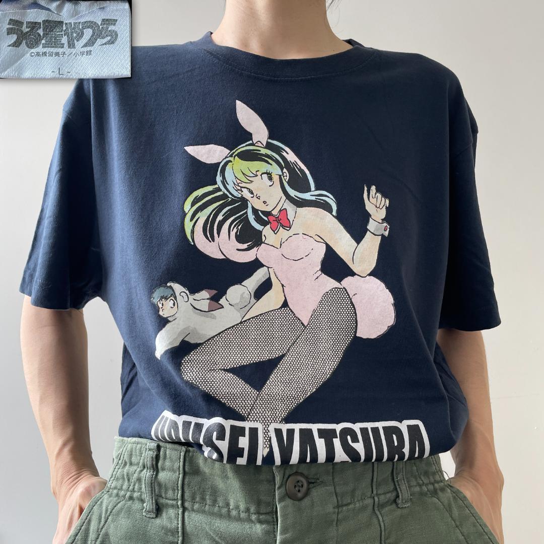 GG33 うる星やつら ヴィンテージ アニメ Tシャツ 高橋留美子 小学館