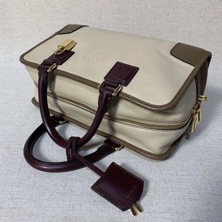 49B15|極美品|ロエベ アマソナ28 ハンドバッグ マルチカラー