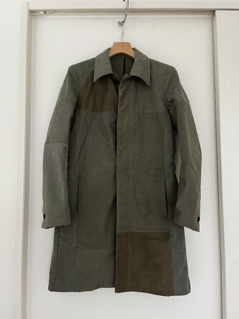 イサムカタヤマ バックラッシュ remake STAIN COLLAR COAT