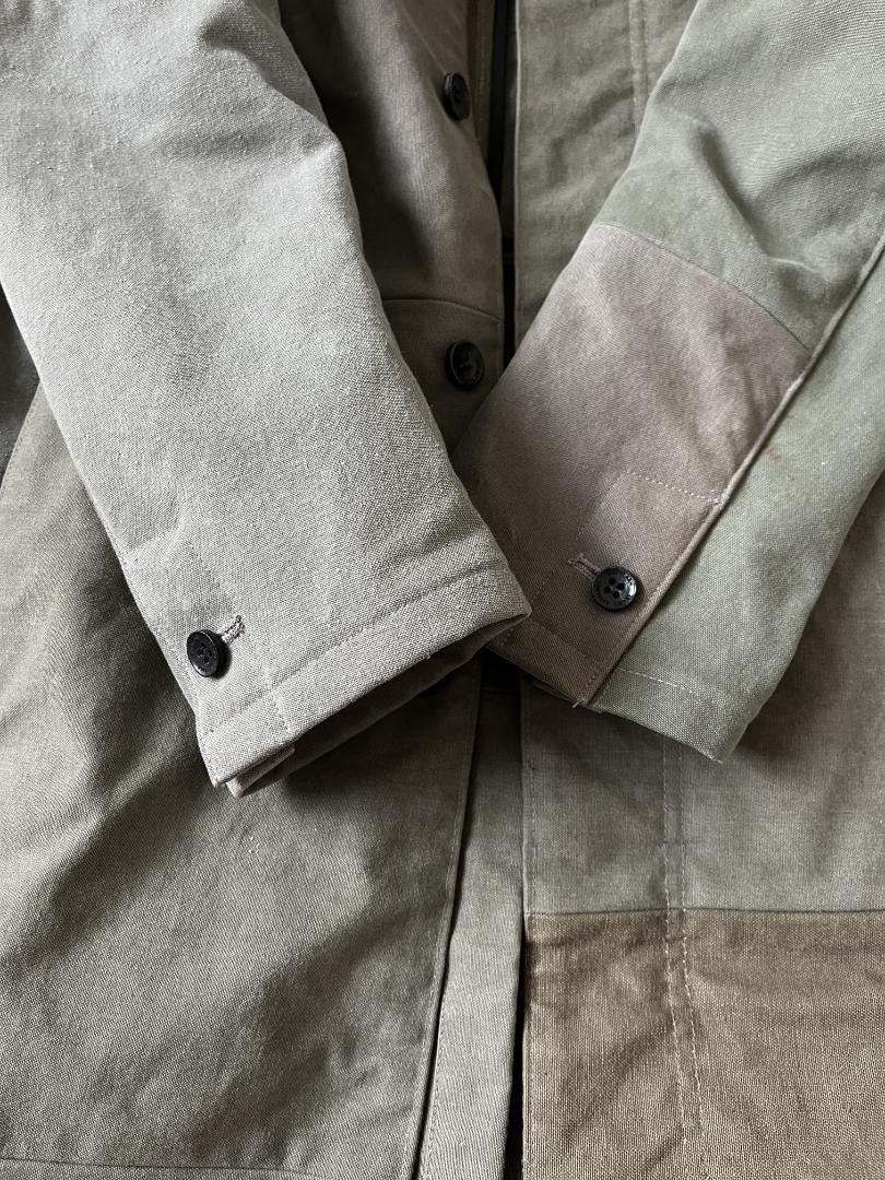 イサムカタヤマ バックラッシュ remake STAIN COLLAR COAT