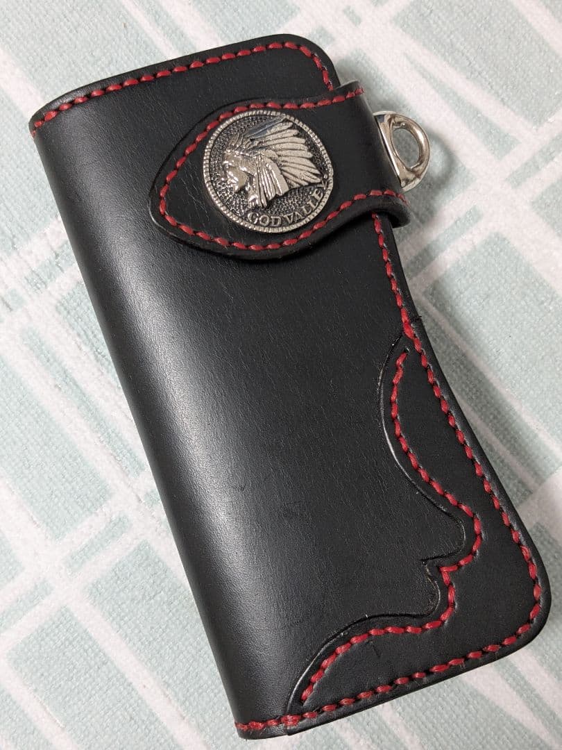 GOD VALLEY本革長財布ベルトループウォレットロープバイカーズウォレット