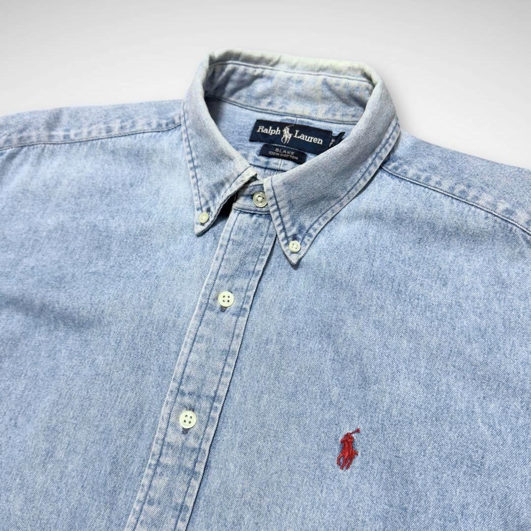 RALPH LAUREN BLAKE長袖デニムシャツポニーラルフローレンブレイク