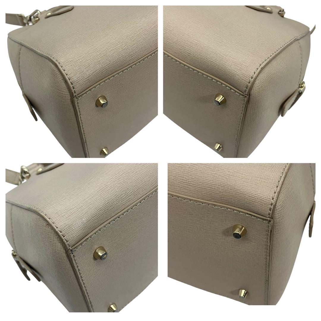フルラ　レザー　2way エレナ　ショルダー　ハンドバッグ　ロゴ　FURLA フルラ レザー 2way エレナ ショルダー ハンドバッグ ロゴ FURLA