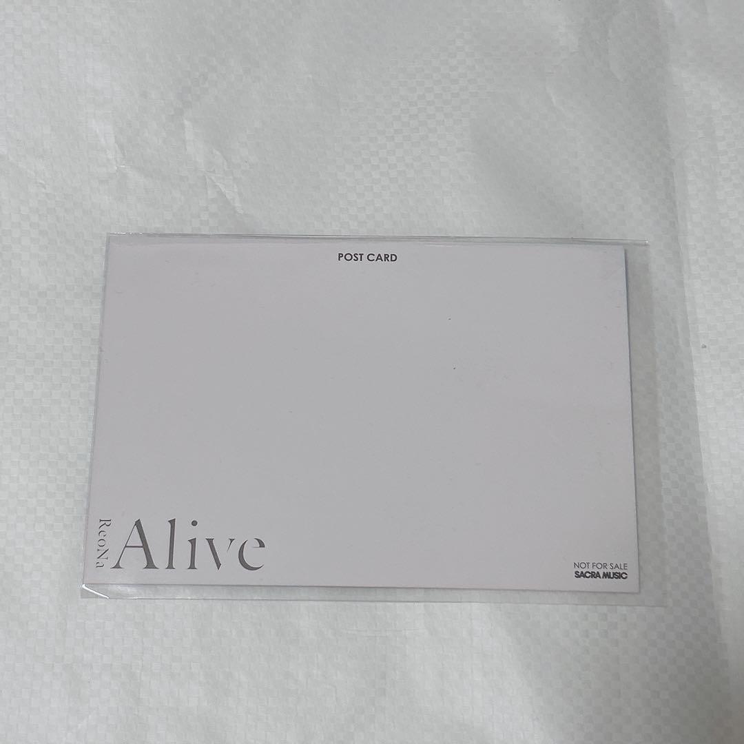 ReoNa alive 直筆サイン入りポストカード alive - メルカリ