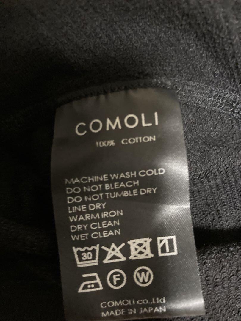 25SS COMOLI LW コットン裏毛クルーネック