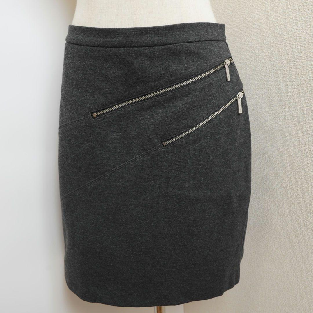 最大81%オフ! MICHAEL KORS ミニスカート 黒 ファスナー aob.adv.br