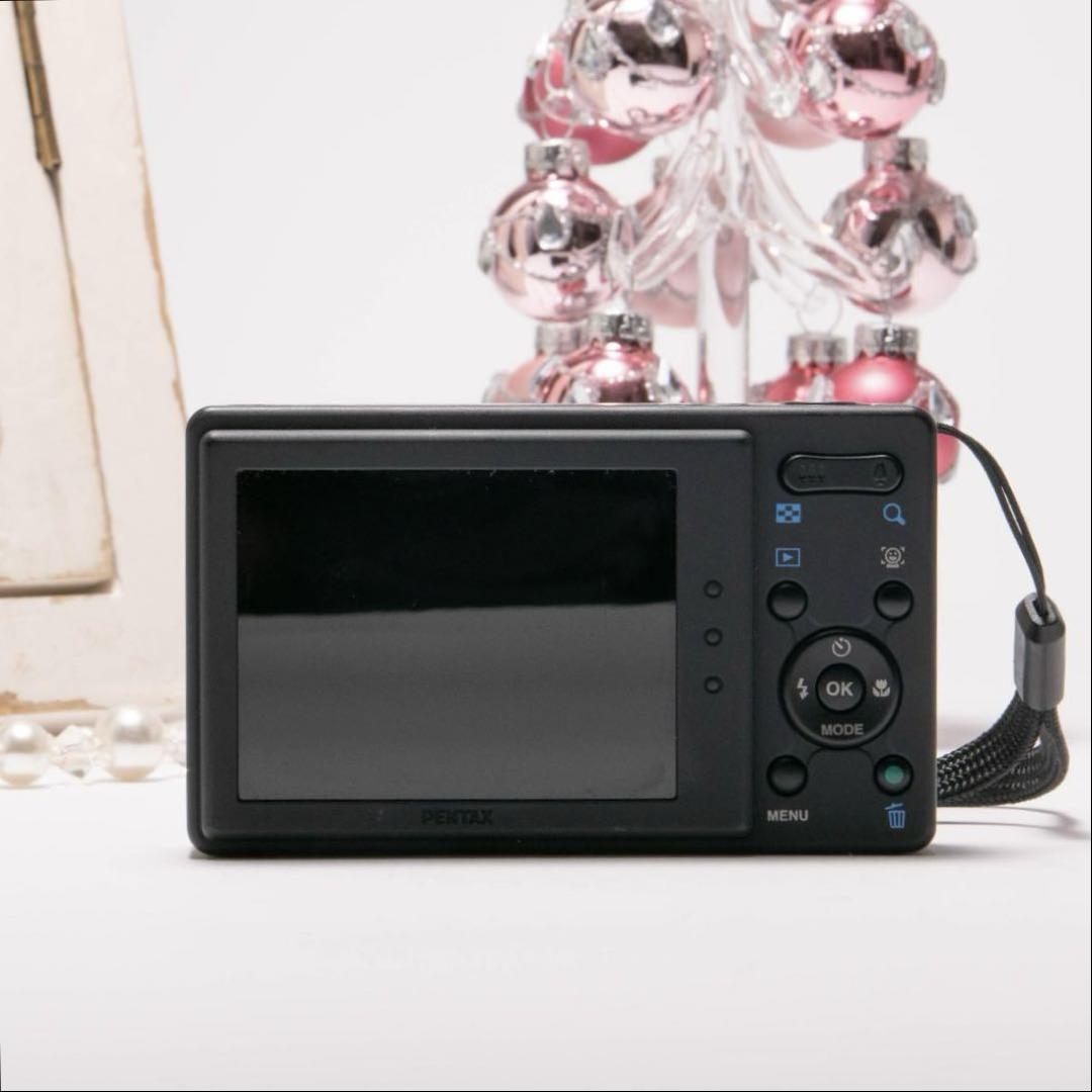 可愛いすぎるコンデジ】PENTAX optio H90 ブラック×シルバー
