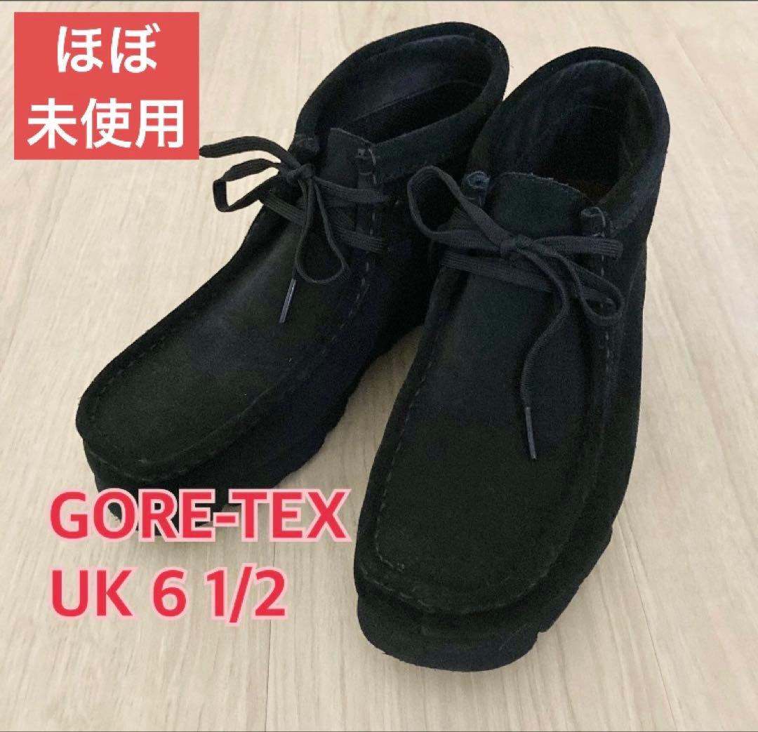 clarksクラークス ワラビー GORETEXゴアテックス スエード ブラック