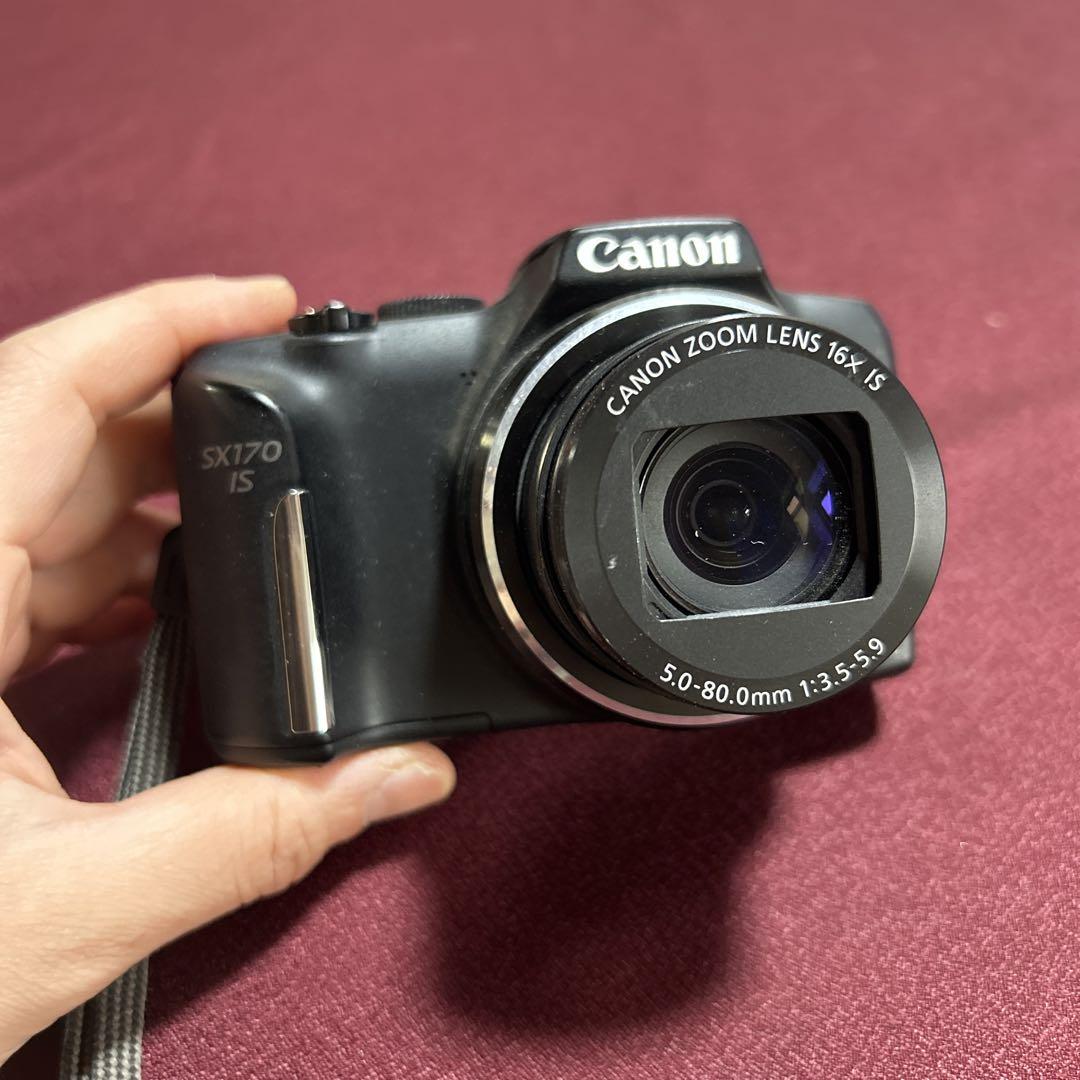 Canon デジカメ SX170IS パワーショット メモリーカード 4GB付き