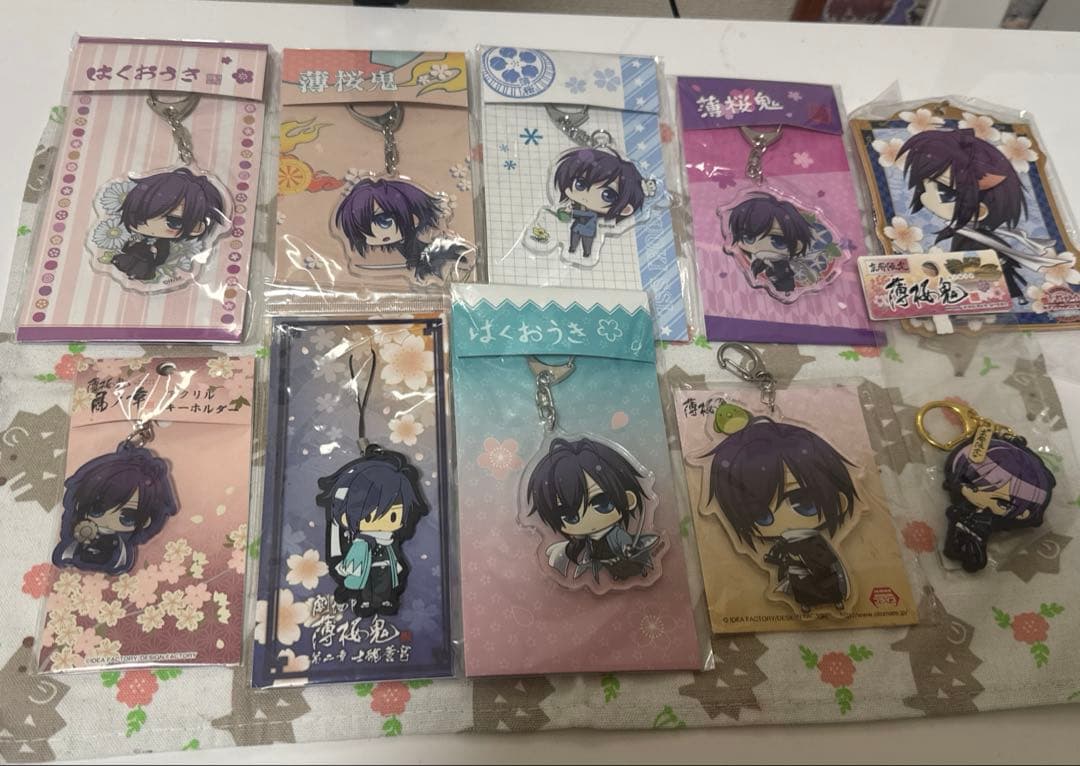 薄桜鬼　斎藤一アクリルキーホルダー　まとめ売り