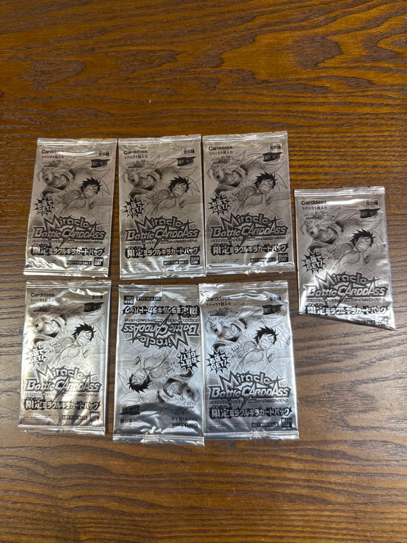 未開封７パックセット ミラクルバトルカードダス プロモカード 限定キラカード