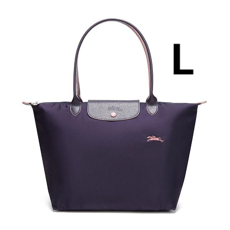 高質で安価 Longchamp ル プリアージュ トートバッグ パープル トート
