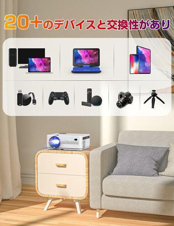 得価安い 新品未使用 WiFi プロジェクター 6500lm 720P 有線接続 高画質 9oxQ7-m99970086699 超特価低価