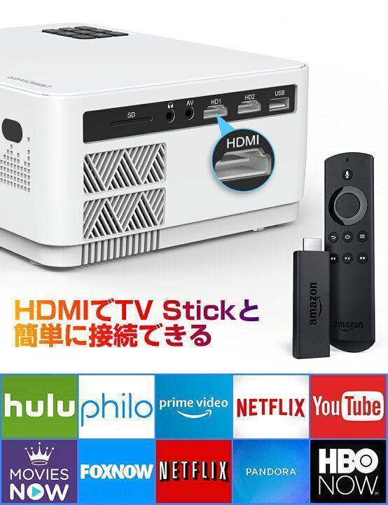 得価安い 新品未使用 WiFi プロジェクター 6500lm 720P 有線接続 高画質 9oxQ7-m99970086699 超特価低価