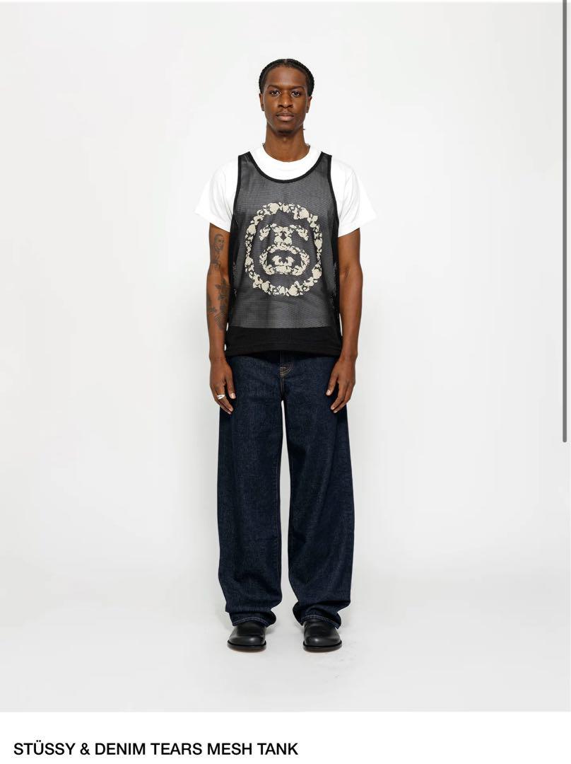 STÜSSY & DENIM TEARS メッシュタンク